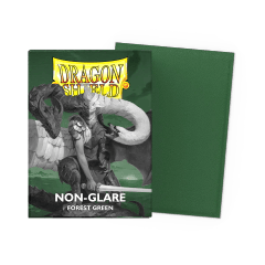 Dragon Shield - Forest Green - Non-Glare - Matte Sleeves - Standard Size