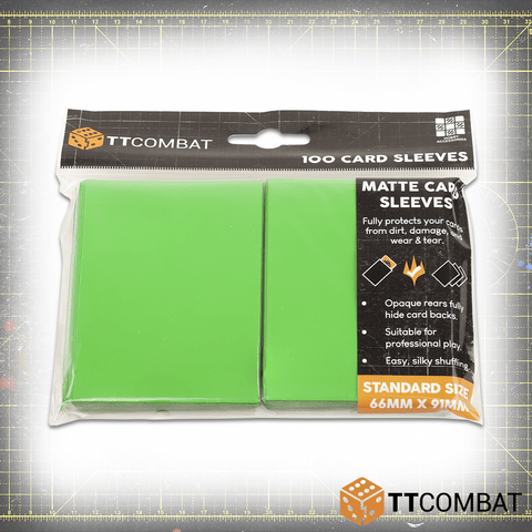 TTCombat 100 Standard Gaming Sleeves (Light Green)