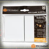 TTCombat 100 Standard Gaming Sleeves (White)