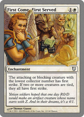 12-firstcomefirstserved