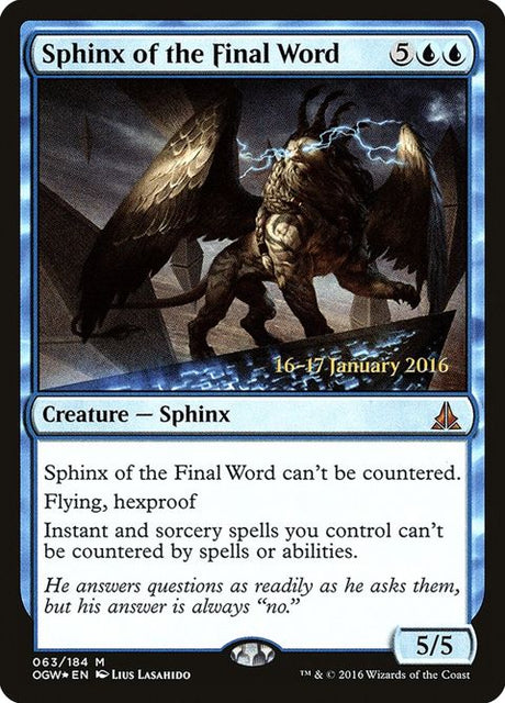63s-sphinxofthefinalword