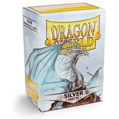Dragon Shield Sleeves: Matte Silver (Box Of 100)