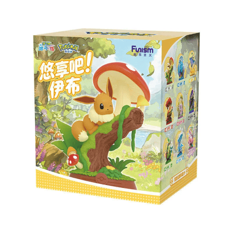 Chinese Pokemon Eevee Adventure Series 3: Relax & Enjoy! Figure Set