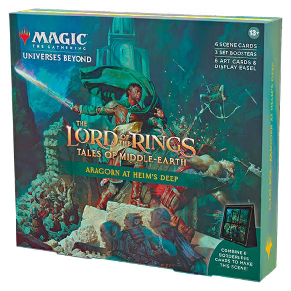 The Lord of the Rings: Tales of Middle-Earth Scene Box - Aragon at Helm's Deep